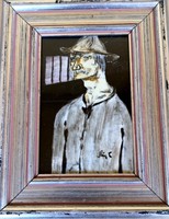 FK/105 - Unknown Artist – The Prisoner of Darkness /stained glass/