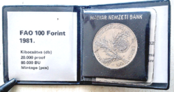 FAO 100 forint - 1981 BU