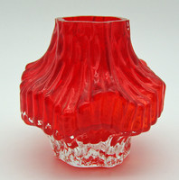 B699 Álomszép üveg váza 1 Ft-ról