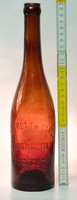 "Kecskemét T. H. Város Javadalmi Hivatala 0.50l" barna sörösüveg (1756)