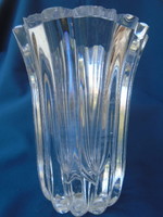 Josef hoffmann - moser ?Art deco glass vase weighs almost 3.5 kg