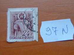 MAGYAR KIR.POSTA 24 FILLÉR 1941 A magyarországi egyház  97N