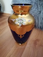Bohemia kék váza