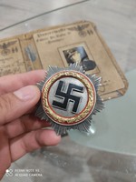 WW2. náci német Vaskereszt aranyfokozat kitüntetés!