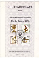 Berlin filatéliai termék 1981
