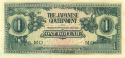 Malájföld 1 dollár 1942 Japán megszállás UNC