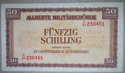 Ausztria 50 schilling 1944 XF