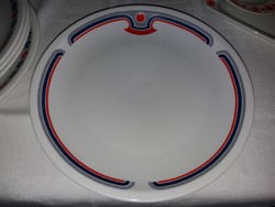 Alföldi lapos tányér "art deco" mintás dekorral
