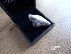 Hatalmas iparművész ezüst gyűrű