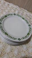 Alföldi zöld mintás magyaros tányérok