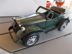Régi Auto model, lemez,24x10cm