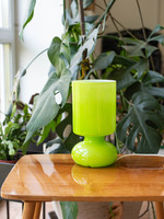 IKEA Lykta zöld üveg lámpa - mid-century modern design