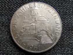 Ausztria 40 éves Burgenland .800 ezüst 25 Schilling 1961 (id23313)