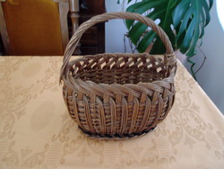 Small woven cane arm basket for sale! 45 years old
