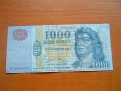 1000 FORINT 2004 DC - BETŰJEL + HOLLÓS VÍZJEL!!! #