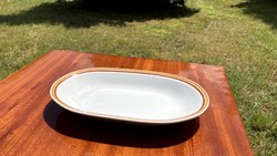 Alföldi barna csíkos virslis tányér sültes tál ovális retro