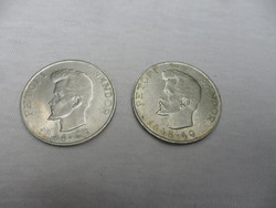 2 db szép Petőfi  ezüst 5 forintos 1948