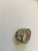 Izraeli ezüst gyűrű extra mintázatú
