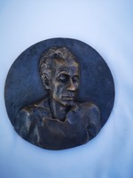 Radnóti Miklós bronz plakett