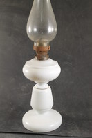 Antik szakított üveg petróleum lámpa 700