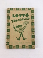 Sportfogadási és Lottó Igazgatóság: LOTTÓ variációk, 1959.