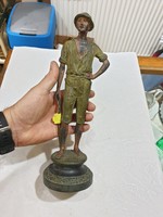 Vintage spelter statue
