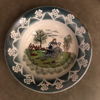 Katonás tányér  régi  I. világháborús Wilhelmsburgi tányér