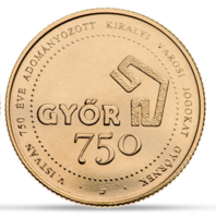 2021. évi - Győr 750 forint (prospektussal)