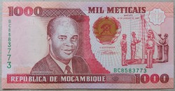 Mozambik 1000 meticais 1991 Unc