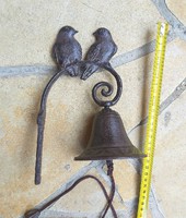 Beautiful cast iron bird bird ringing bell bell nostalgia village peasant decoration