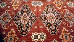 Mokett bársony selyem szőnyeg ,terítő 198*152 cm