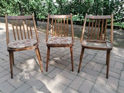 3 darab szék GÁBRIEL FRIGYES, SZKIV BUDAPEST, 1957