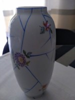 1910-es évekből kézi festett Heubach váza
