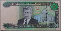 Türkmenisztán 10000 Manat 2005 UNC