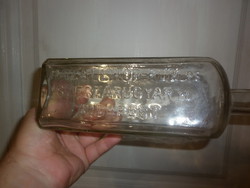 antik üveg palack hazai likör rum szesszárugyár budapest 1 liter