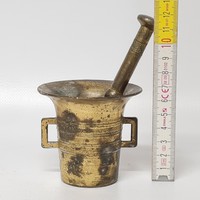 Small copper mortar with pestle (1793)