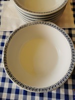 Új! Alföldi porcelán mintás szélű gulyás,kocsonyás, leveses tányér