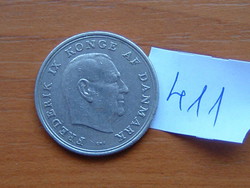 DÁNIA 1 KORONA 1965 C-S King Frederick IX 75% réz, 25% nikkel #411