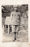 Katonakép 1916 szép egyenruha, lábszárvédő, cipő, Marinefelsdpost Pola