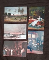 Munkácsy Mihály festményei képeslapokon