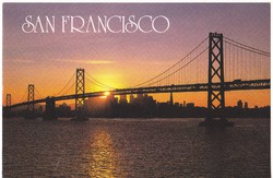 USA  / SAN FRANCISCO / képeslap bélyeggel