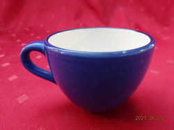Olasz porcelán kék színű kávéscsésze, átmérője 6,5 cm. Vanneki!