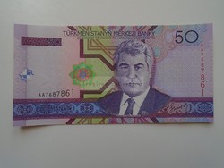 AV831  Bankjegy  Türkmenisztán  50 manat 2005 UNC