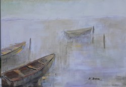 Csónakok reggeli párában - K. Balogh Ágota
