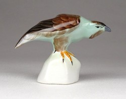 1F086 Régi Aquincum porcelán madár figura