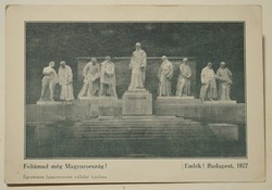 Régi képeslap Feltámad még Magyarország ! Emlék Budapest , 1927
