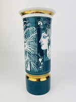 Hollóháza porcelán váza - Napfény