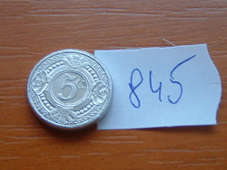 HOLLAND ANTILLÁK 5 CENT 1989 Queen Beatrix ALU. 16 mm #845