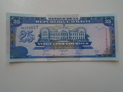 AV831  Bankjegy  HAITI  25 ggourdes 2004  UNC