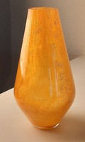 Retro karcagi fátyolüveg váza